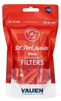 Vauen  Dr. Perl Junior Pipfilter 9mm 50 st Påse