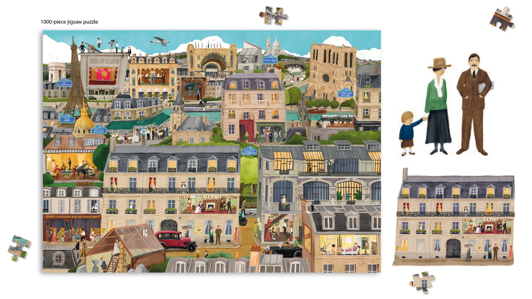 Hemingway's Paris - 1000 bitar - 2