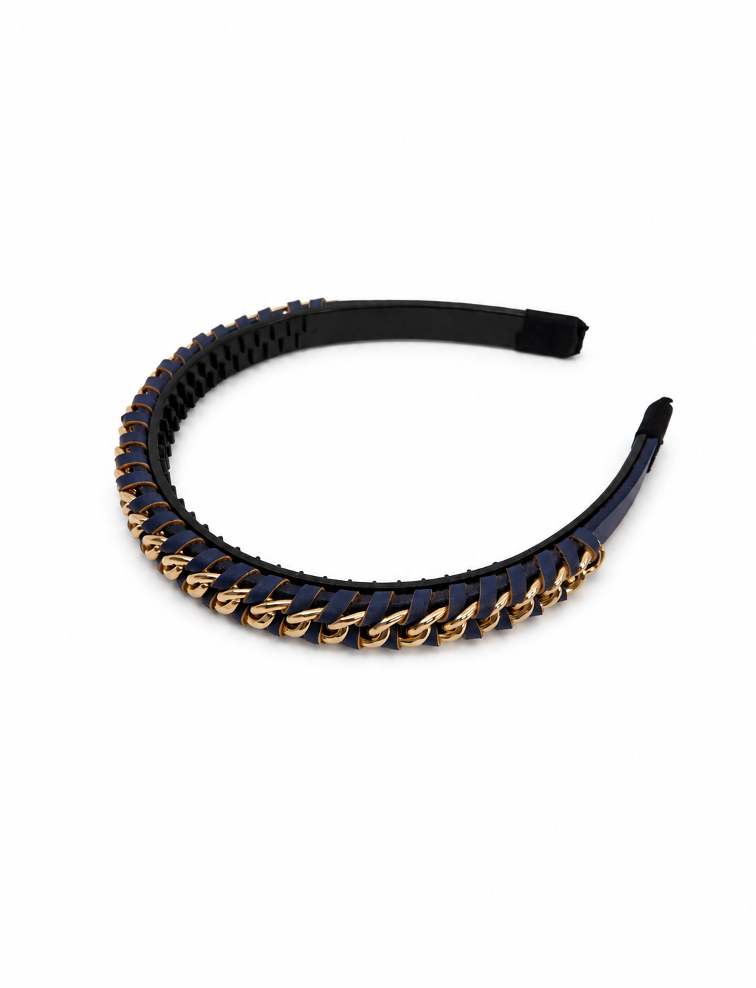 BRAIDED DIADEMA BLUE