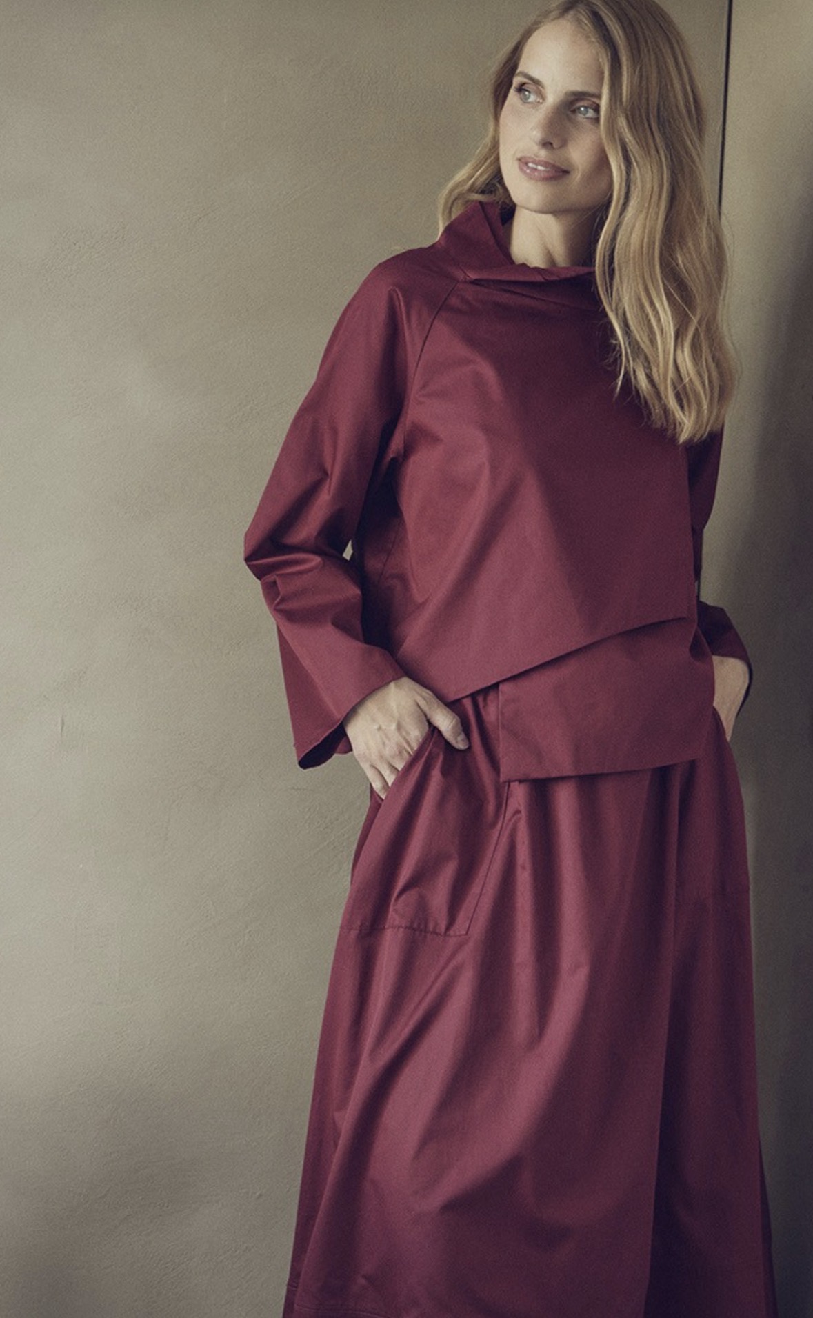 ilaiko crossjacket bourgogne - 2