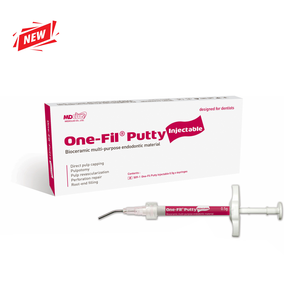 One-Fil Putty® MTA Injectable Tricalcium Silicate rotkanal sealer, 4x0,5g