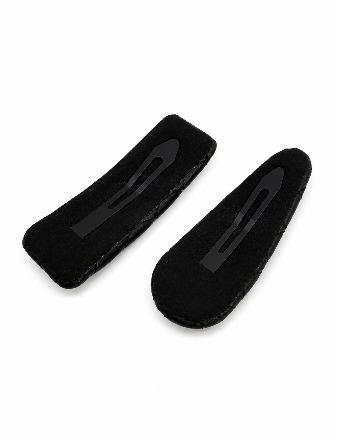 DAPPER HAIR SNAPS BLACK 2 PCS