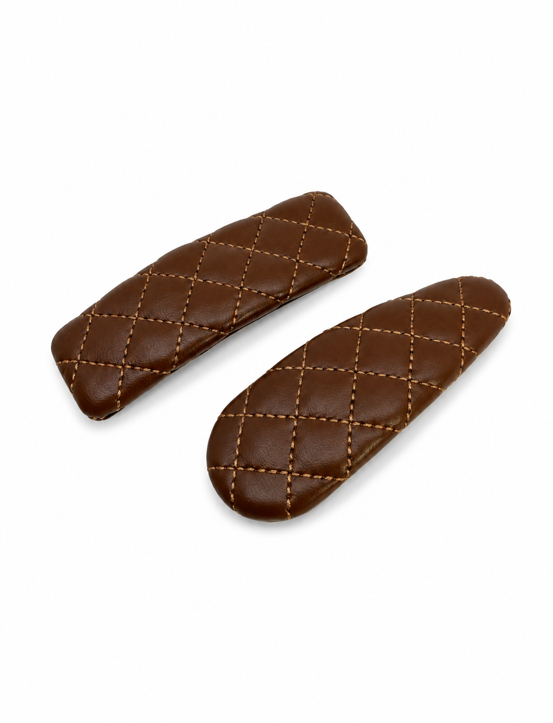 DAPPER HAIR SNAPS BROWN 2 PCS