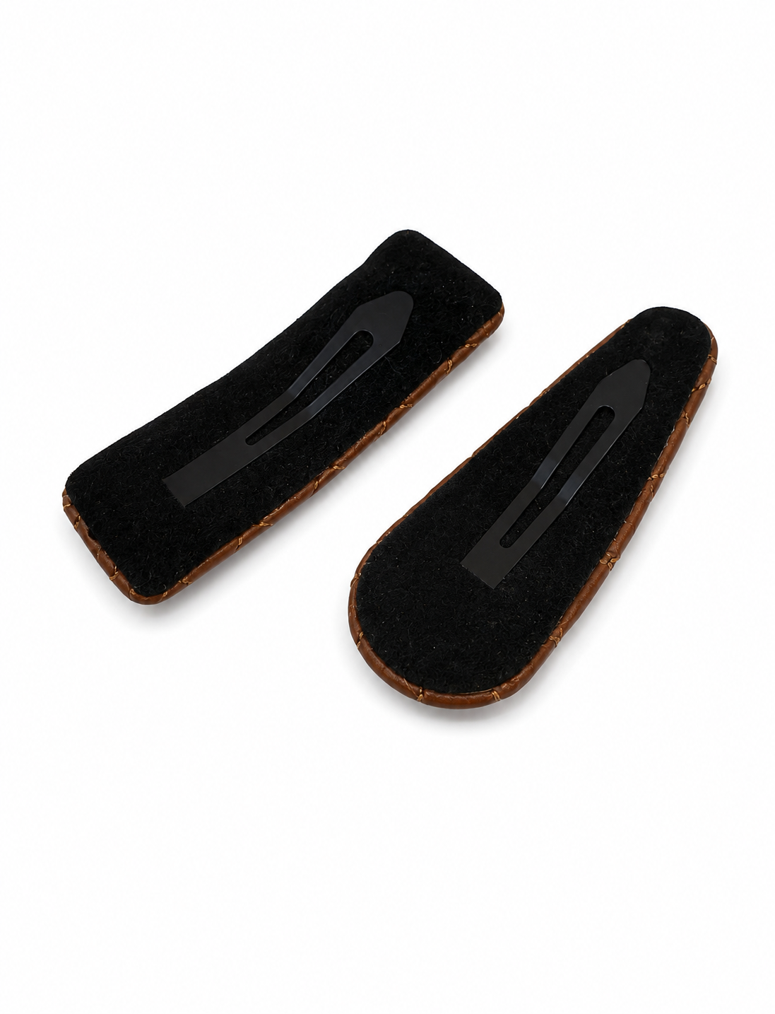 DAPPER HAIR SNAPS BROWN 2 PCS