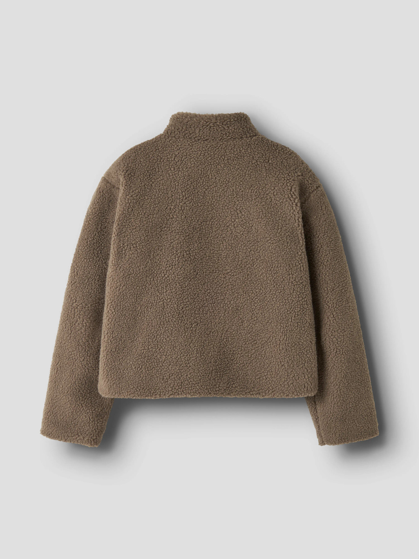 NLFMAJOS SHORT SHERPA JACKET Shitake - 3