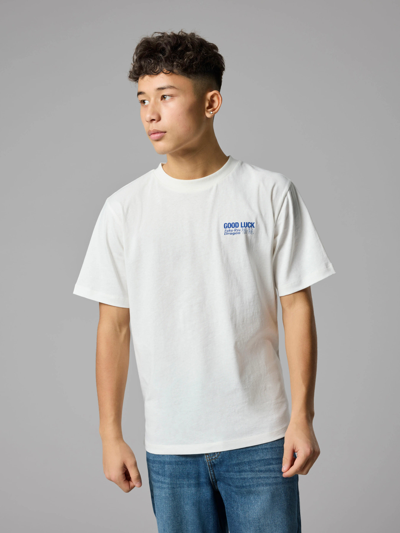 NLMNOLUCK SS L TOP White Alyssum W. Mazarine Blue - 5