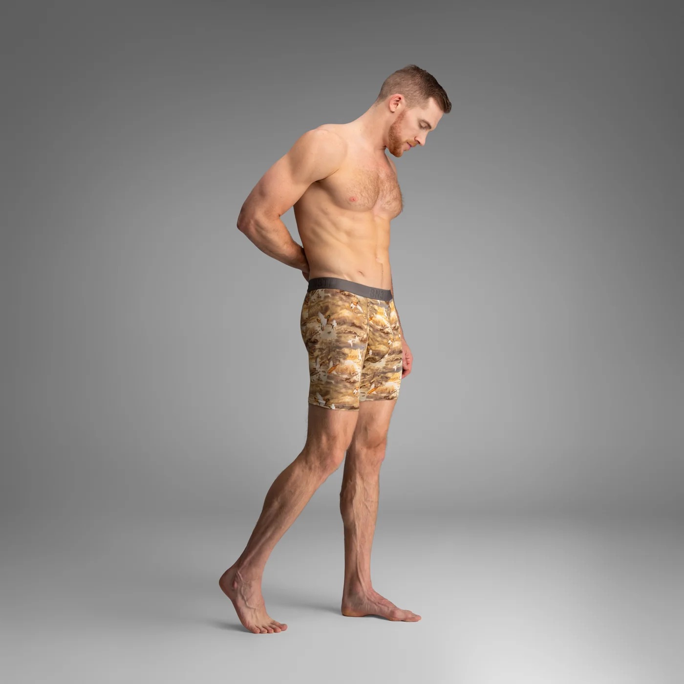 CLASSIC ICON BOXER BRIEF PRINT -  DUCK HUNT BEIGE - 4