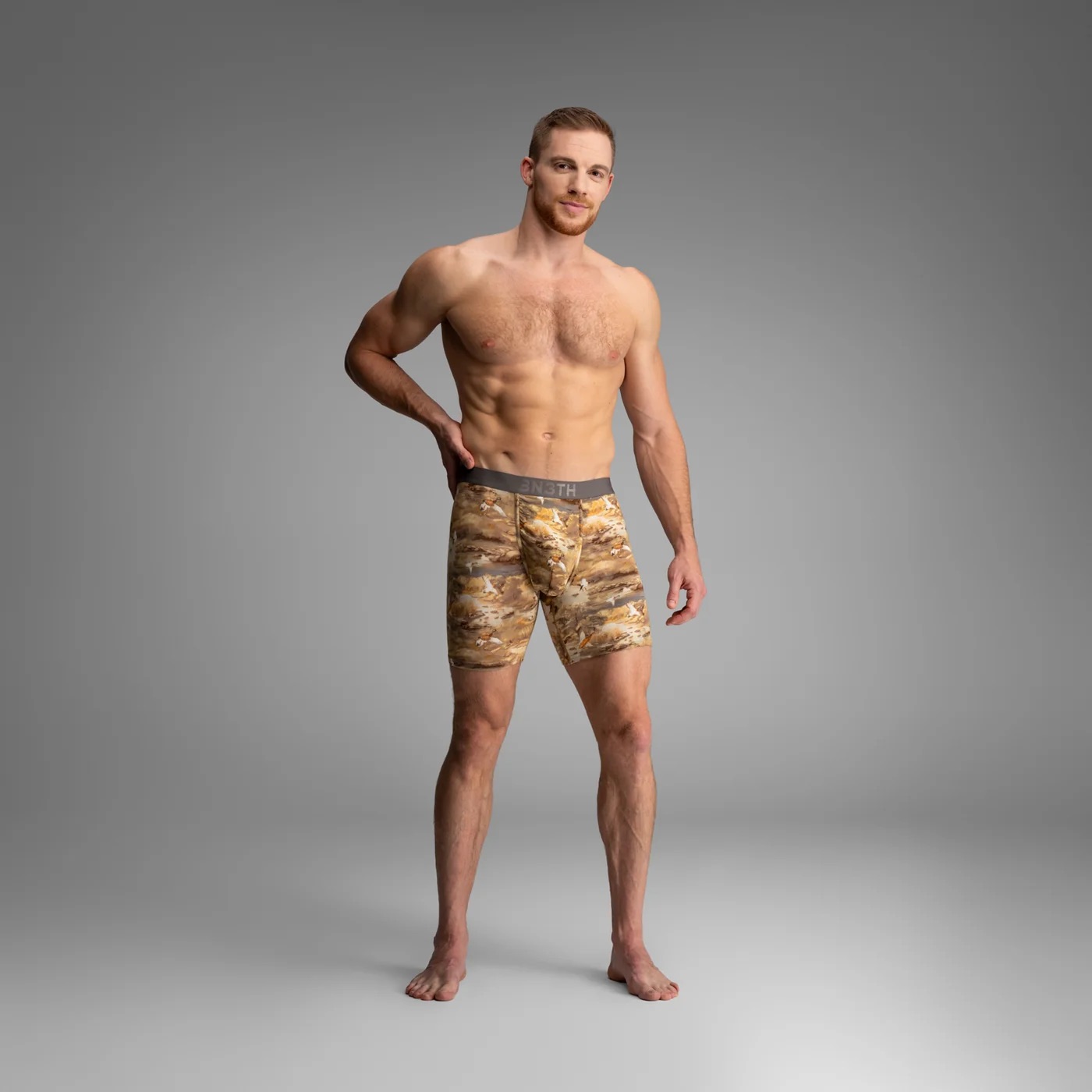 CLASSIC ICON BOXER BRIEF PRINT -  DUCK HUNT BEIGE - 2