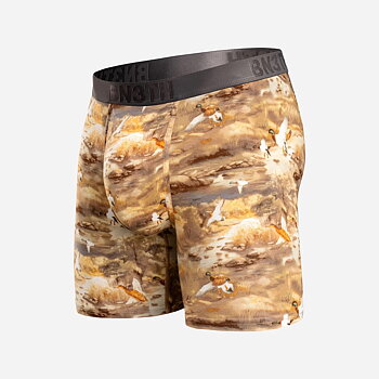 CLASSIC ICON BOXER BRIEF PRINT -  DUCK HUNT BEIGE