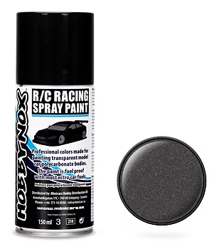 Metallic Gun Metal R/C Racing Car Spray Färg 150 ml