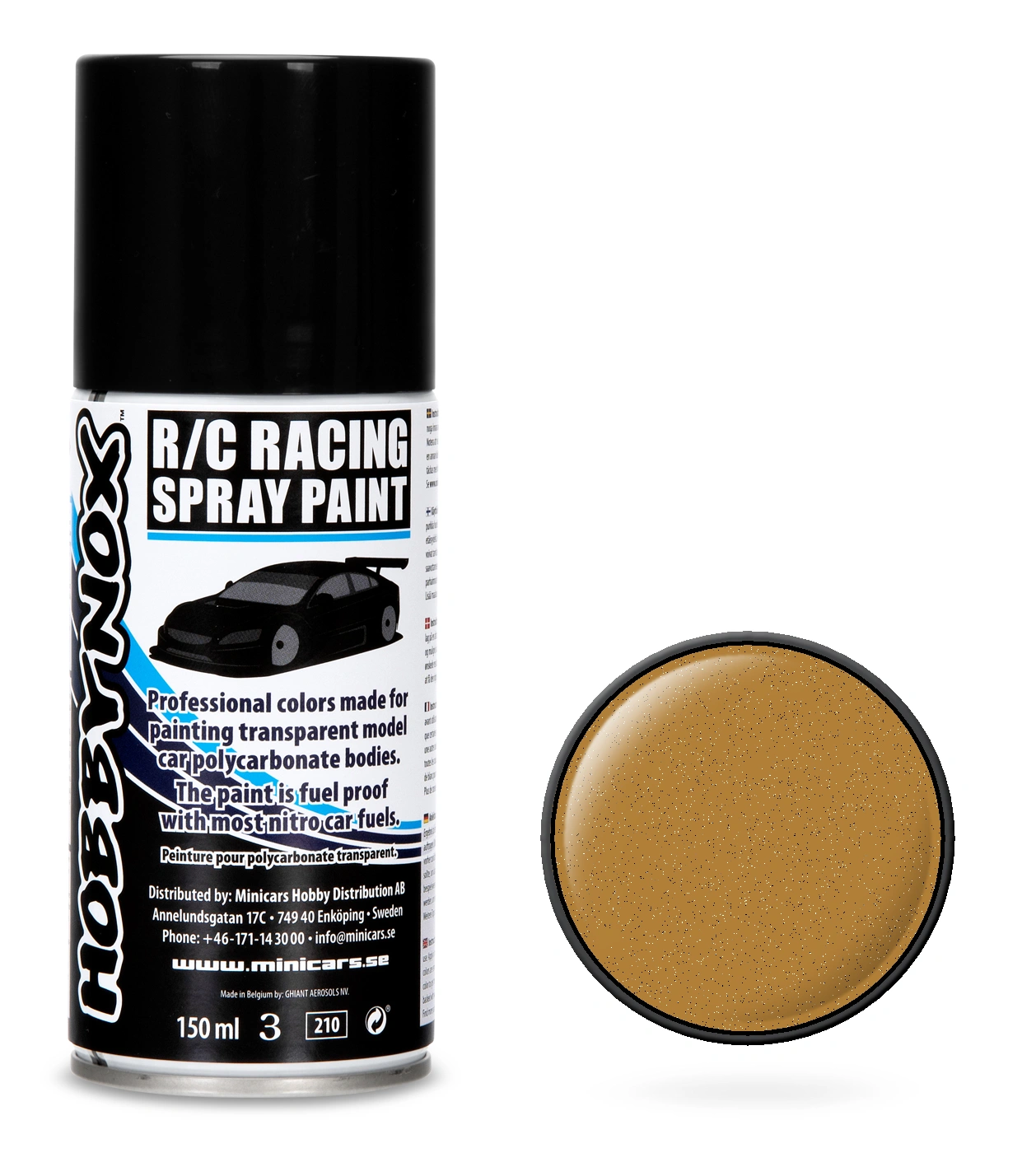 Metallic Gold R/C Racing Spray Paint 150 ml