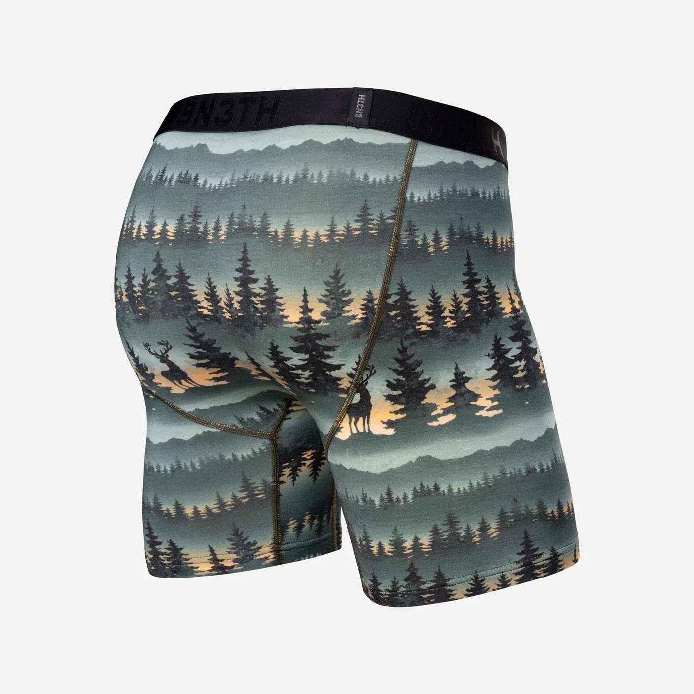 CLASSIC ICON BOXER BRIEF PRINT -  FOREST STAG DEEPEST SPRUCE - 3