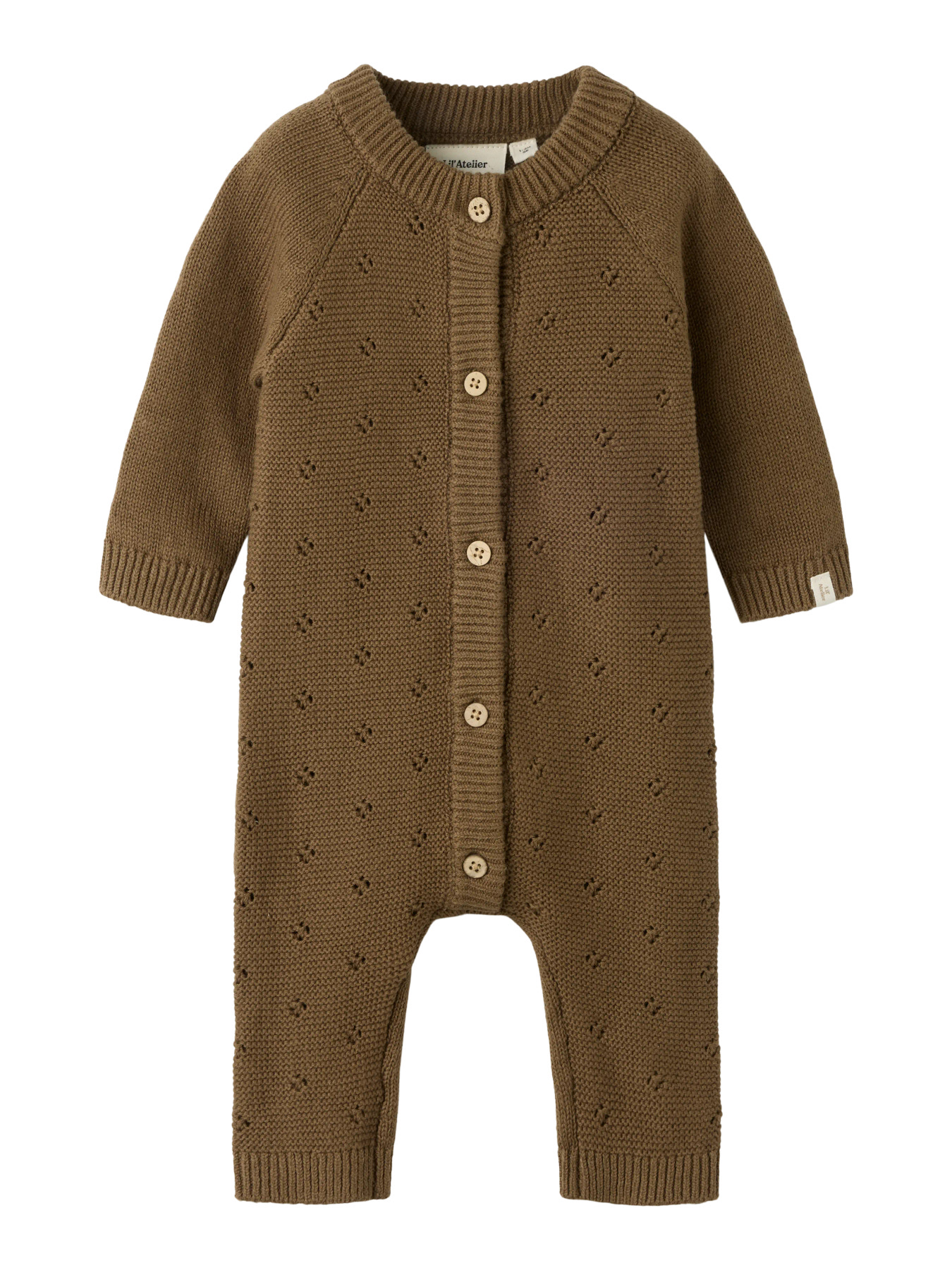 NBNLAGUNA LS KNIT SUIT LIL Teak