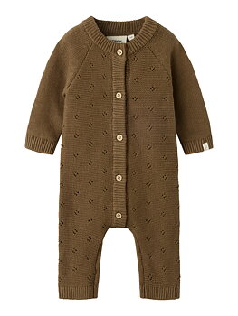 NBNLAGUNA LS KNIT SUIT LIL Teak