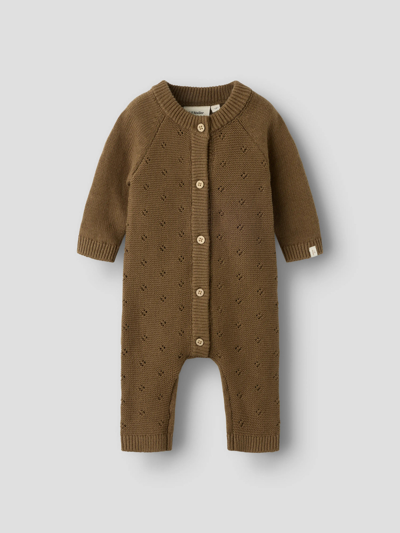 NBNLAGUNA LS KNIT SUIT LIL Teak - 2