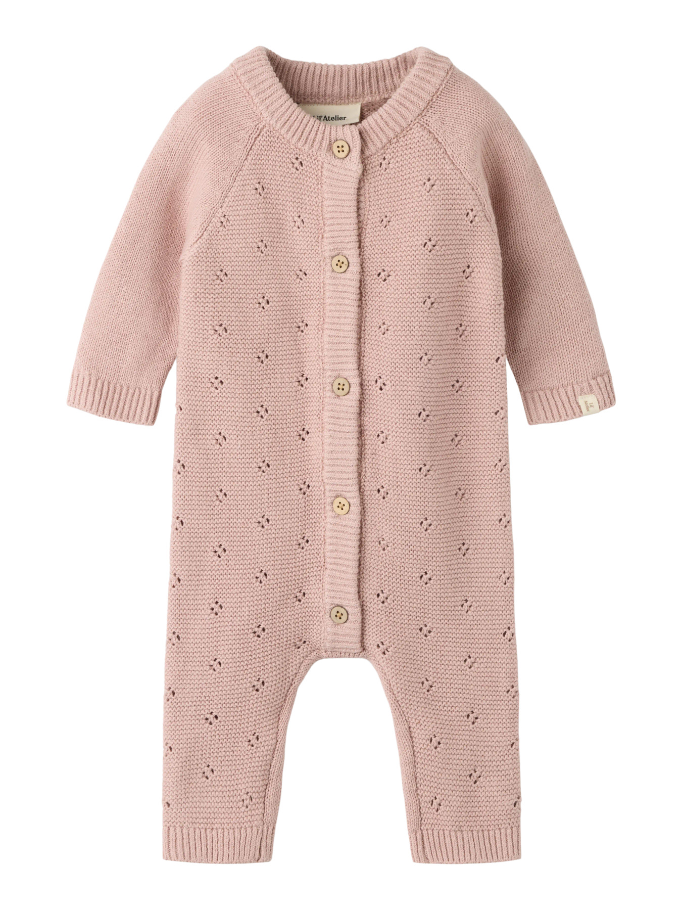 NBNLAGUNA LS KNIT SUIT LIL Adobe Rose
