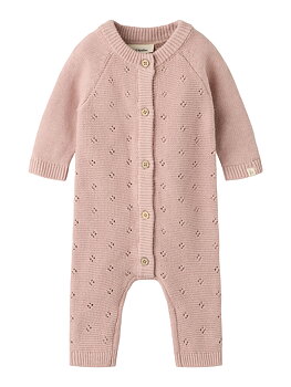 NBNLAGUNA LS KNIT SUIT LIL Adobe Rose