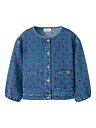 NMFLIVA LEA LS DNM JACKET 2001-SE LIL Dark Blue Denim HEARTS