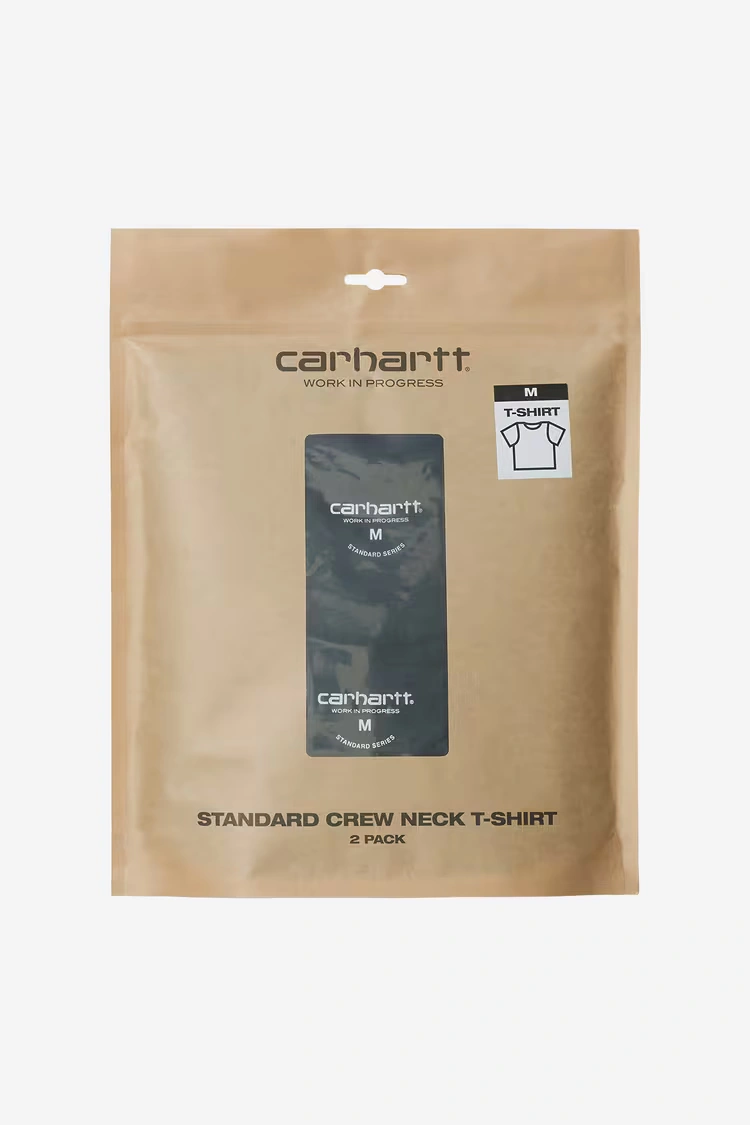 Carhartt WIP Standard Crew Neck T-shirt 2 Pack Black - 2