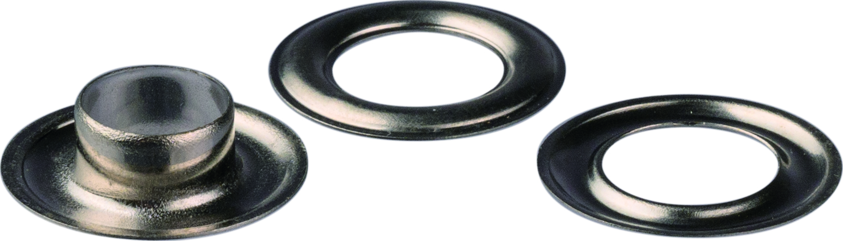 Löwe självstansande öljetter, förkromade, 9,5 mm - 2