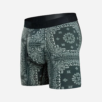 CLASSIC ICON BOXER BRIEF PRINT -  BANDANA DARKEST SPRUCE