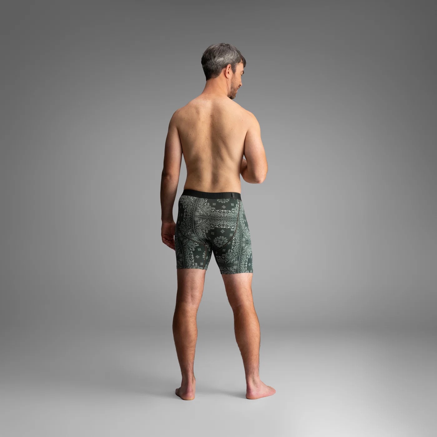 CLASSIC ICON BOXER BRIEF PRINT -  BANDANA DARKEST SPRUCE - 5