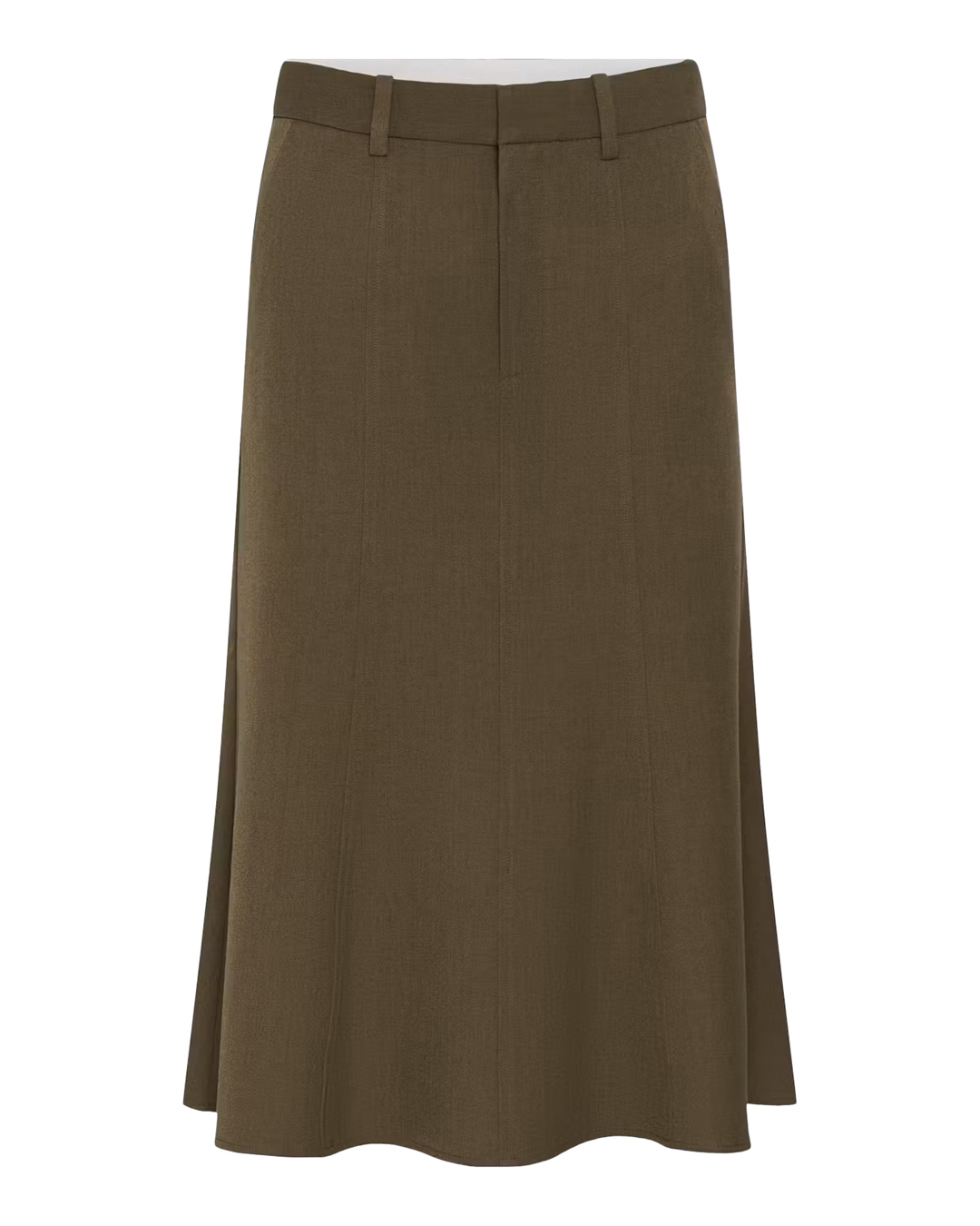 Kjol Stacy A-linje brun - 4