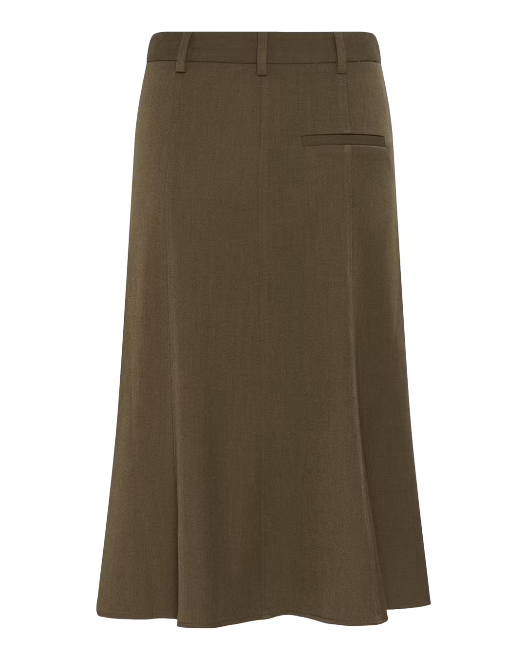 Kjol Stacy A-linje brun - 5