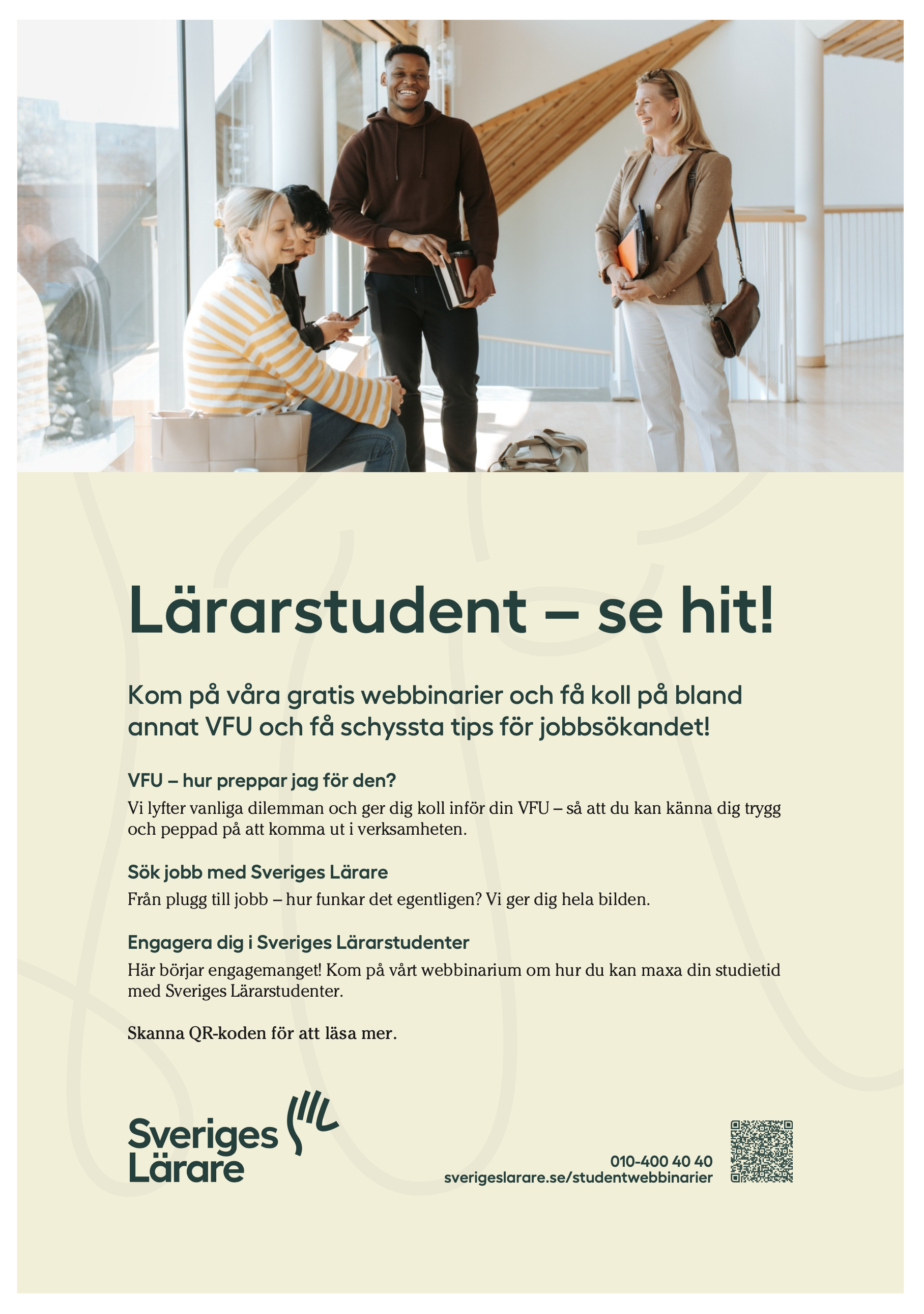 Lärarstudent – se hit! – affisch
