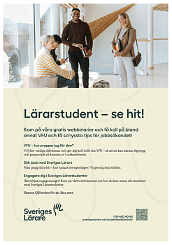 Lärarstudent – se hit! – affisch