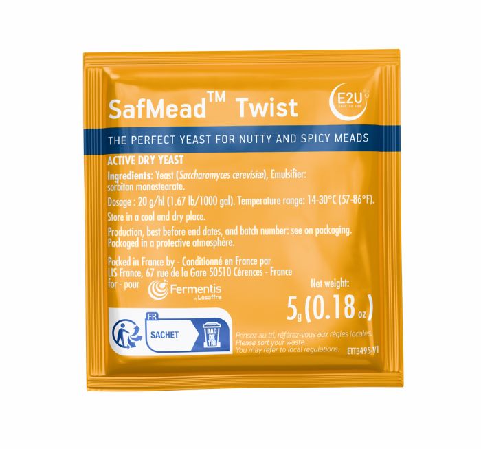 Fermentis SafMead Twist, mead yeast 5 g