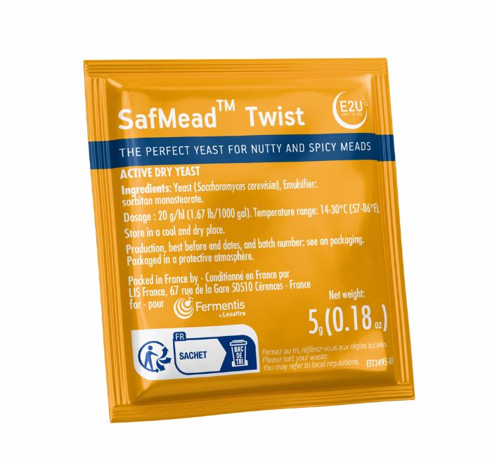 Fermentis SafMead Twist, mead yeast 5 g - 2