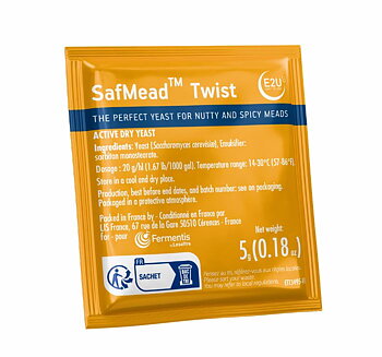 Fermentis SafMead Twist, mead yeast 5 g