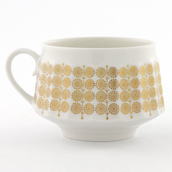 ライヤ・ウオシッキネン  Pallasシリーズ  ゴールドの模様のコーヒーカップ  9cm  1965年  (ソーサーなし)  [サンプル画像]