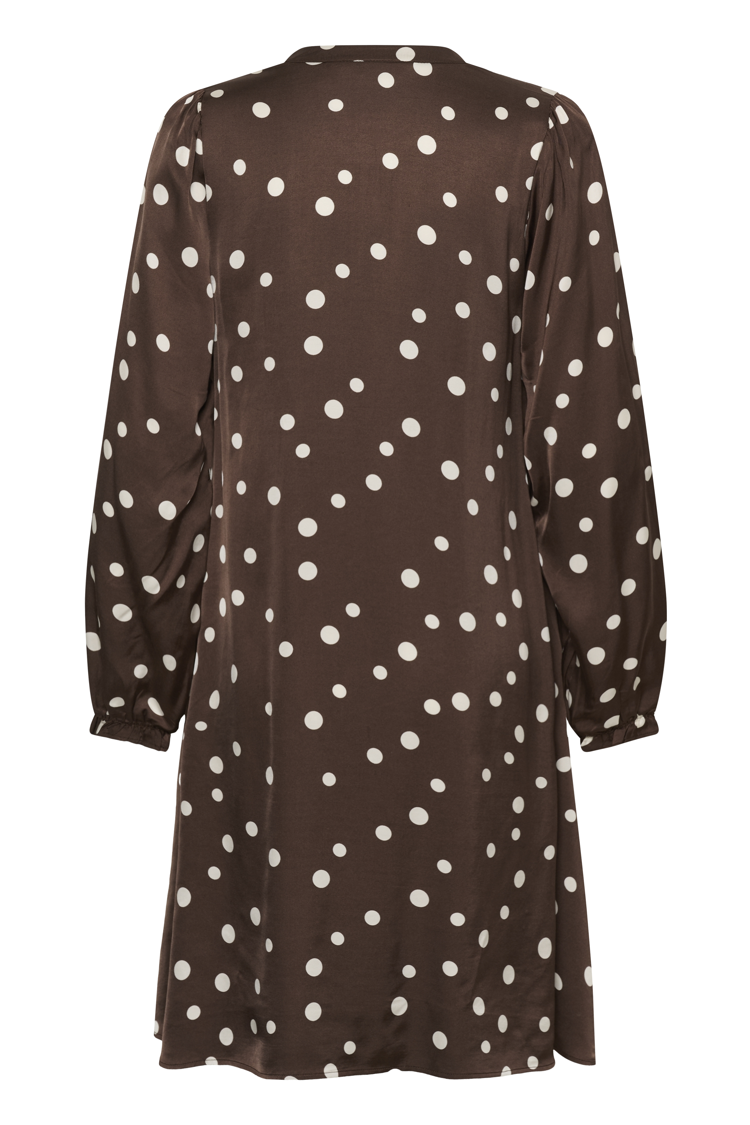 CUdotty Berna Short Dress Brown Whitecap Dot Brun Prickig Klänning - 4