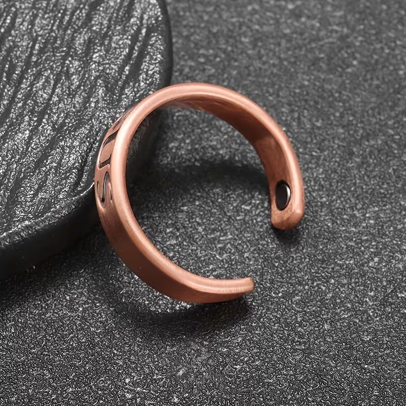 Ring "Jesus" i Koppar med Magneter - 4