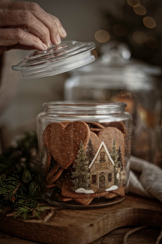 Glass jar Santas Cottage 1 liter - Majas Cottage - 2