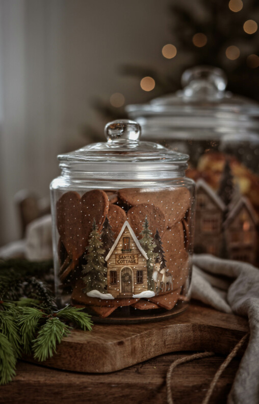 Glasburk Santas Cottage 1 liter - Majas Cottage