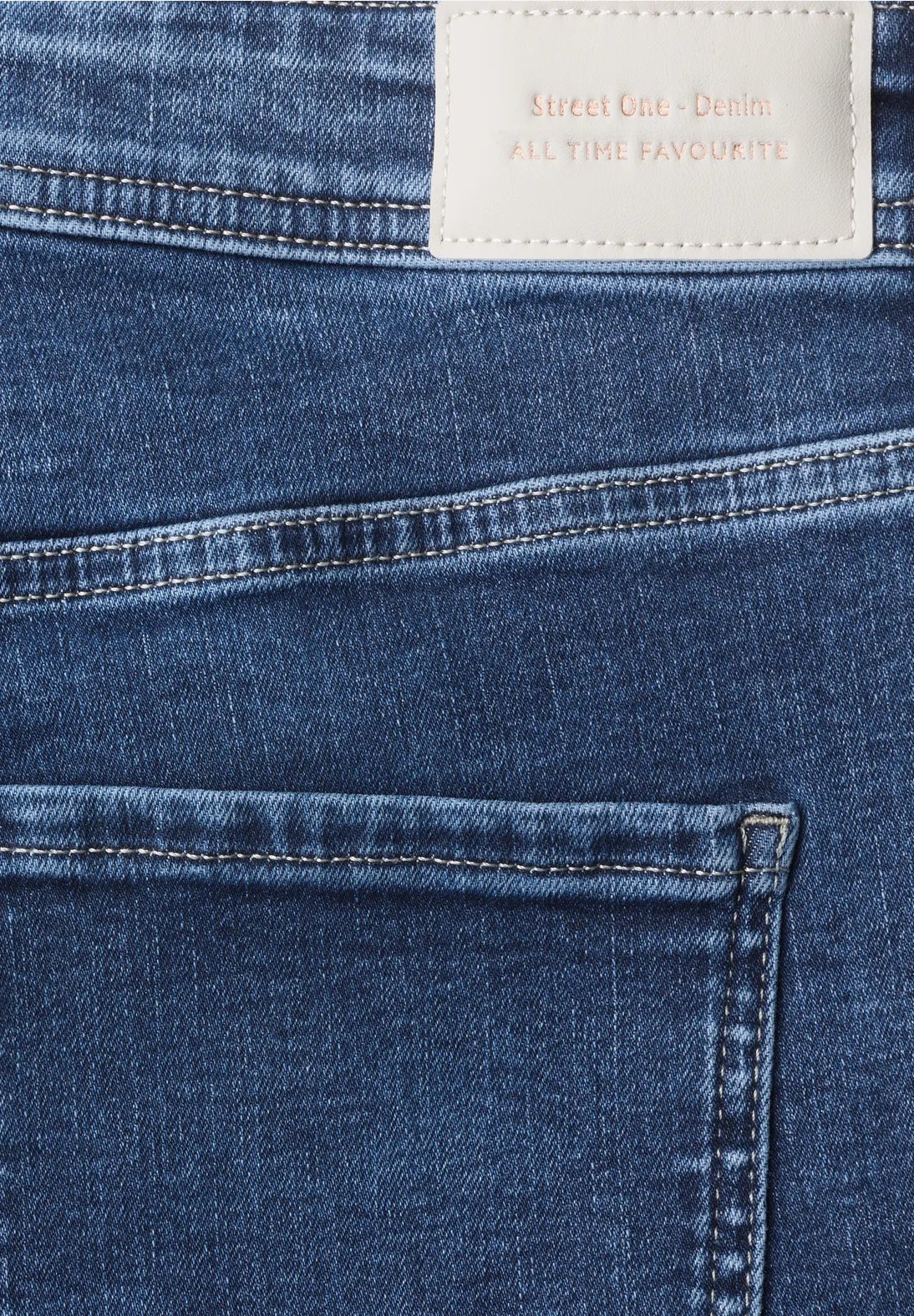 QR Blaire Bootcut HW, L.30 - Blue - Street One - 5
