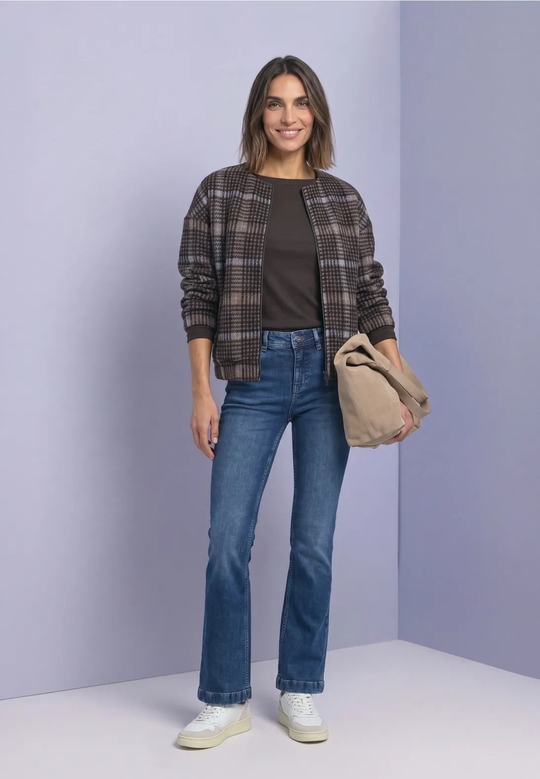 QR Blaire Bootcut HW, L.30 - Blue - Street One - 3