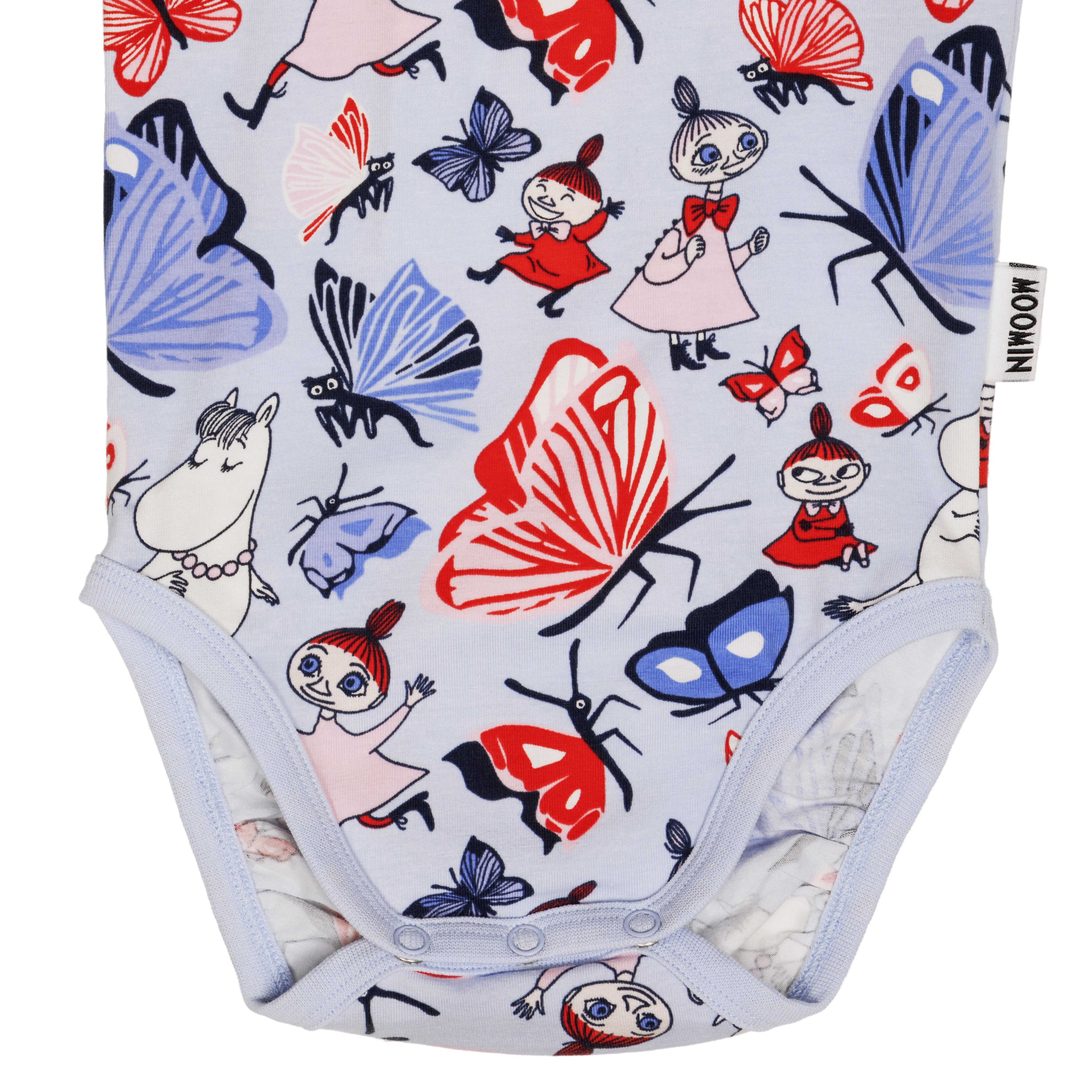Body Mumin Fjärilspark - Ljusblå - 3