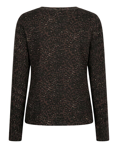 Jumper Sweet animal tunn svart/brun - 2