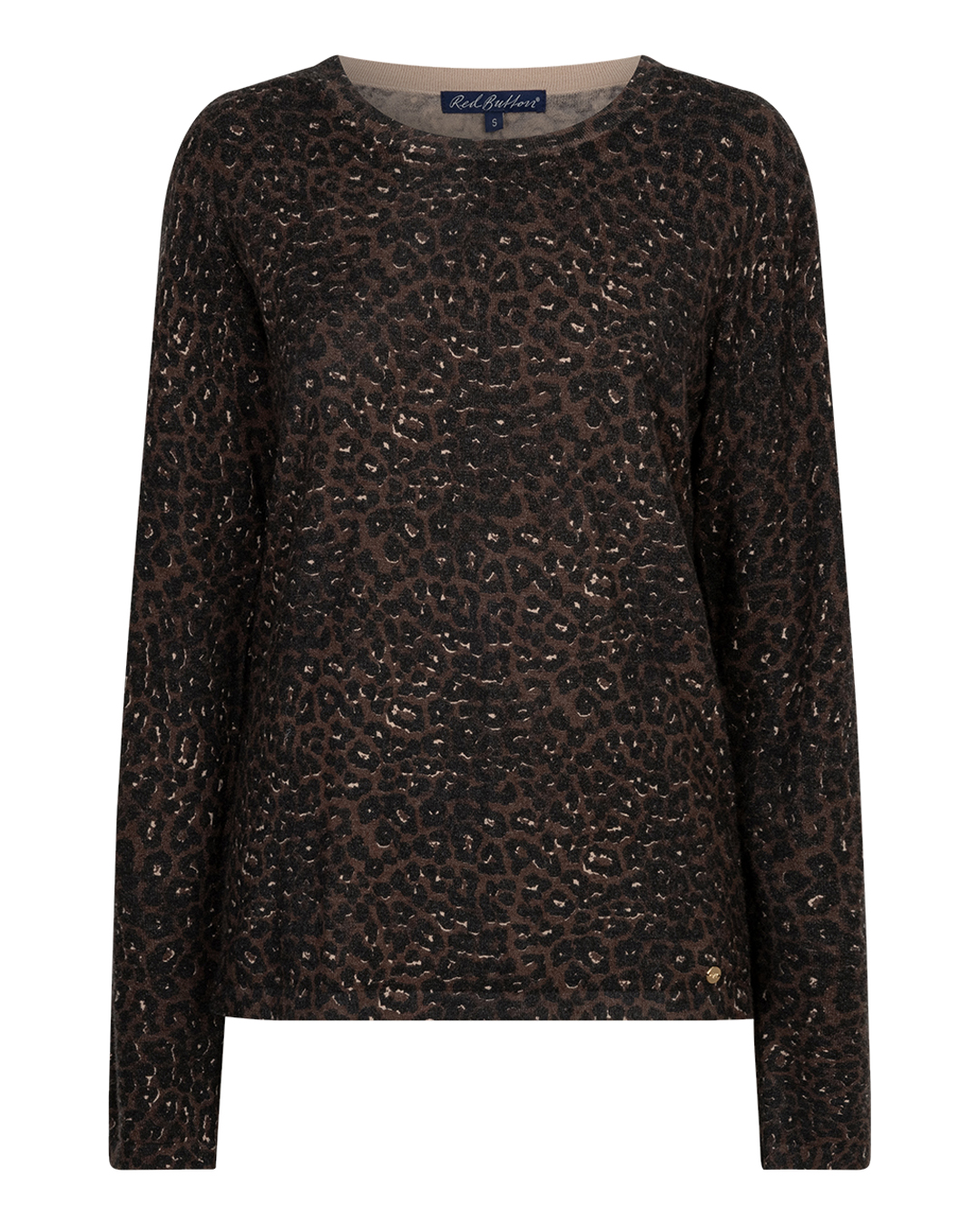 Jumper Sweet animal tunn svart/brun