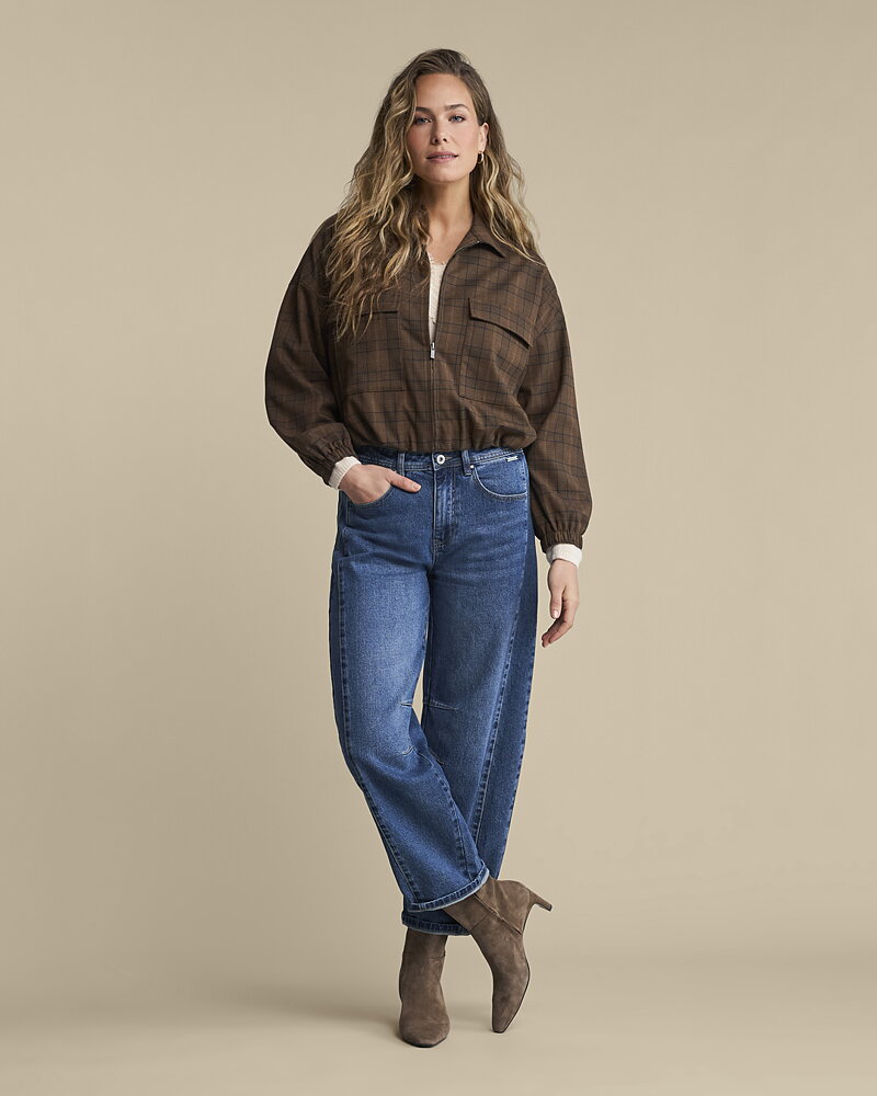Barreljeans Cayla mellanblå denim
