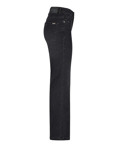 Jeans Colette hög midja vida ben svart denim - 3