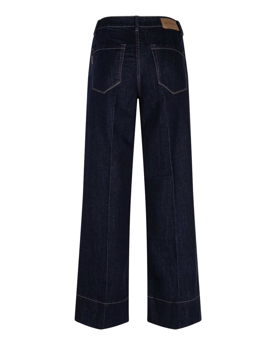 Jeans Conny hög midja vida ben mörk denim - 2