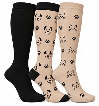 3-Pack Sthlm Sock co. Stödstrumpor Hundar & Katter