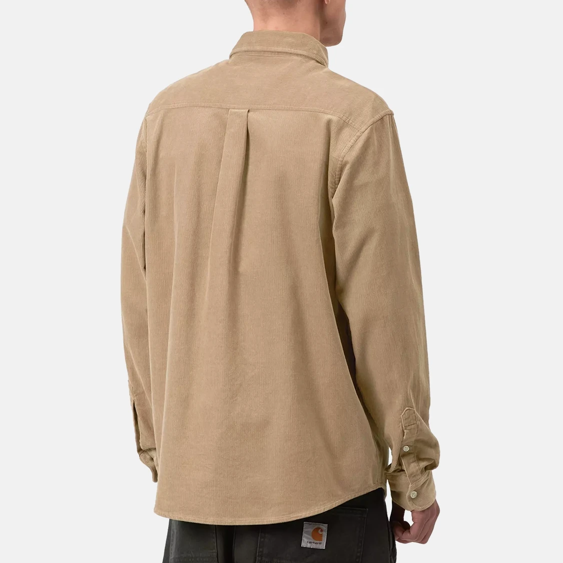 Carhartt WIP - Madison Fine Cord Long Sleeve Shirt Iroko/Wax - 2