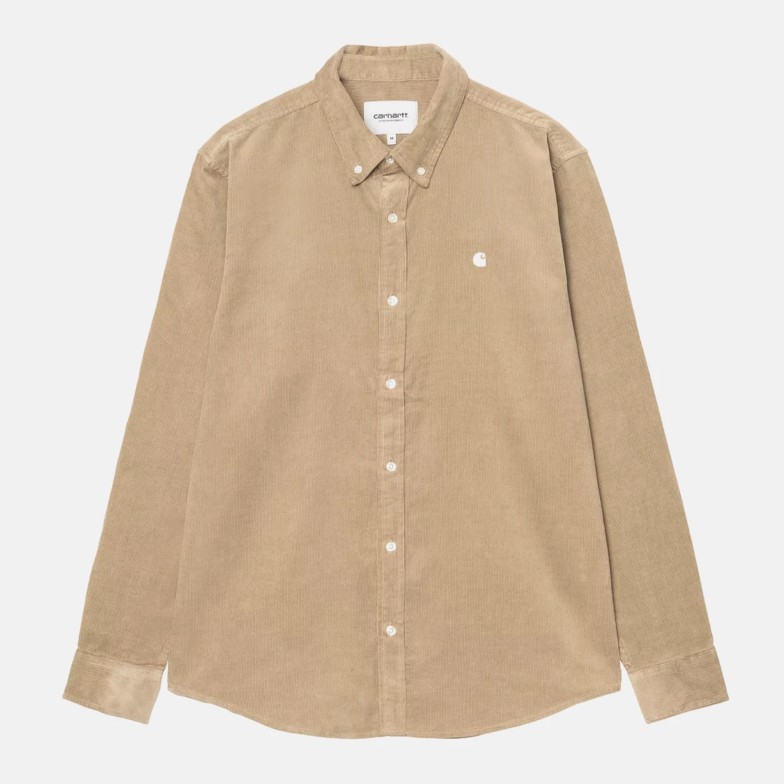Carhartt WIP - Madison Fine Cord Long Sleeve Shirt Iroko/Wax - 4