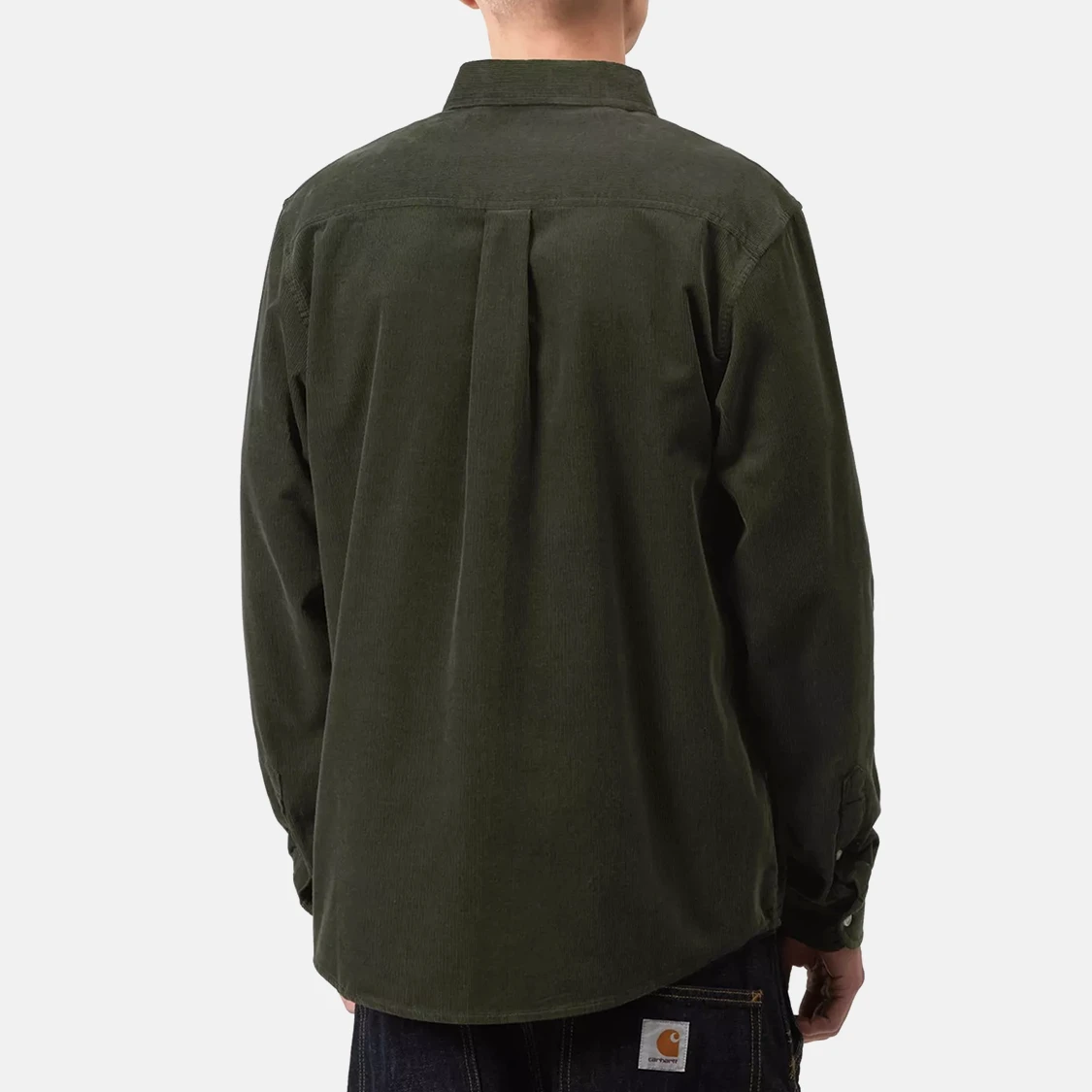 Carhartt WIP - Madison Fine Cord Long Sleeve Shirt Optunia/Wax - 2